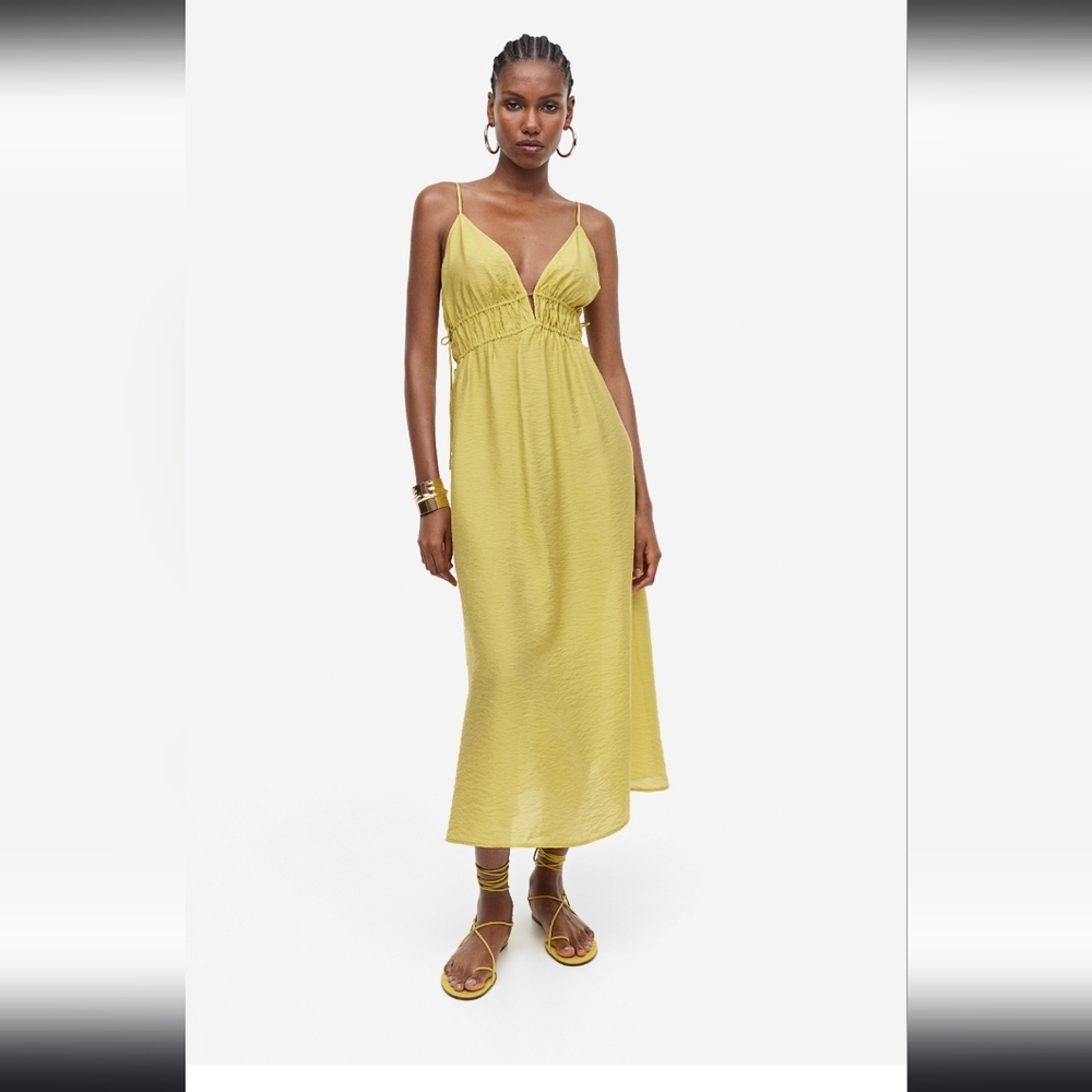 Drawstring Detailed dress